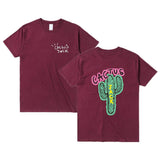 Travis Scott Astroworld Shirt Cactus Short-Sleeved T-shirt for Men