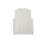 Men Sweater Vest Street Simplicity Sleeveless Knitted Vest Men's BF Idle Style Loose V-neck Sweater Vest Waistcoat
