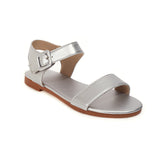 Flat Dress Sandals Summer Square Heel Solid Color Plus Size Hollow-out Buckle Casual Sandals