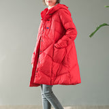Women Winter Coats Puffer Jacket Down Coat Fall Winter Hooded Down Jacket Female Warm White Duck Down Coat
