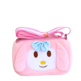 My Melody Bag Cartoon Cinnamoroll Babycinnamoroll Clow M Shoulder Bag Cute Double Layer Zipper Storage Plush Crossbody Bag