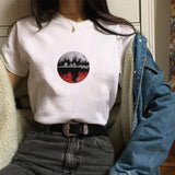 Stranger Things T Shirt Stranger Things Stranger Things Printed Polyester round Neck Pullover T-shirt