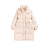 Women Winter Coats Puffer Jacket Down Coat Fall/Winter New Hooded Loose White Duck Down Jacket