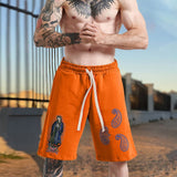 Rave Outfits Men Shorts Large Size Loose Casual Shorts Men's Summer