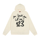 Rrr123 Hoodie Rainbow Snake Vintage Print Foam Hooded Sweater