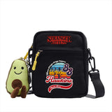 Stranger Things Hellfire Club Backpack Stranger Thing Shoulder Bag Canvas Breathable Crossbody