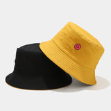 Smiley Face Cap Cute Cartoon Expression Smiley Bucket Hat