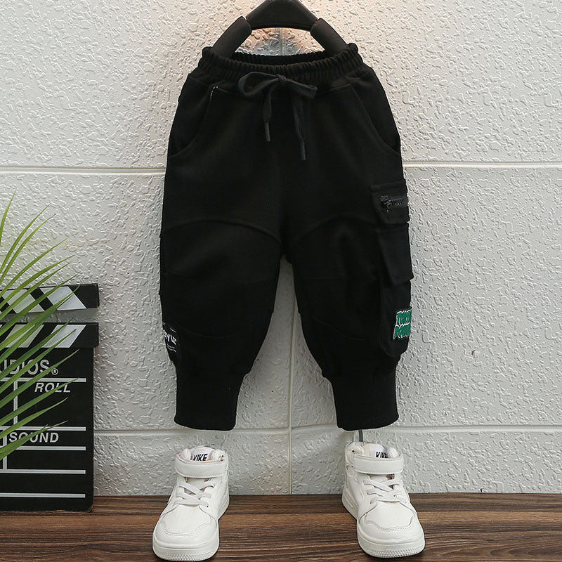 Toddler Boys Pants Boys' Pants Spring and Autumn Children's Sports Casual Working Pants