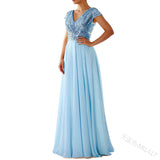 Daisy Buchanan Dress Summer Dress V-neck Sequins Chiffon Dress