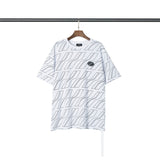 We11 Done T Shirts Loose Black Striped Casual Men and Women Same Style