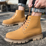 Men's Boots Men's Casual Autumn and Winter Thick Bottom and Warm Keeping Cotton Shoes