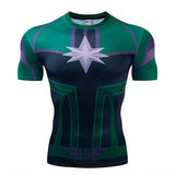 Marvel T Shirt Tight Men's Sports Fitness 3D Men's Clothing