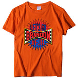 Let's Go Brandon T Shirt Short-Sleeved T-shirt Bottoming Shirt for Women