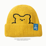 Toboggan Hat Woolen Cap Women's Autumn and Winter Knitted Hat All-Matching