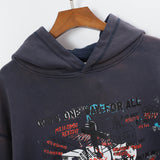 Rrr123 Hoodie Cross Limited Retro Heavy Distressed Hooded Sweater