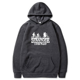 Stranger Things Hoodie Autumn and Winter Velvet Sport Hoodie Sweater Men