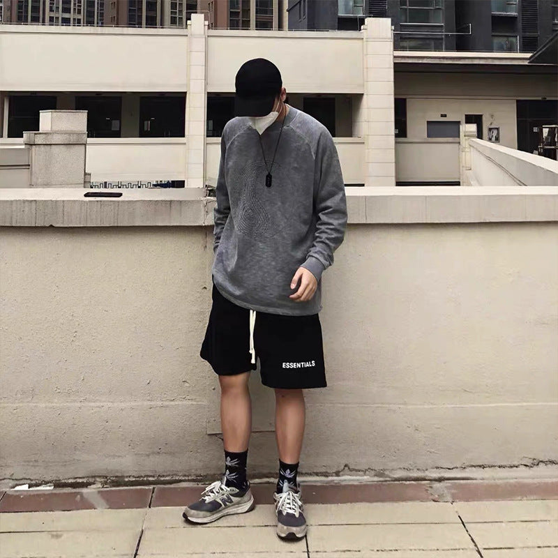 Fog Fear of God Essentials Shorts Drawstring Sports Shorts Couple