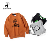 Children Boy Hoodie Spring and Autumn Long-Sleeved Sweater Boy