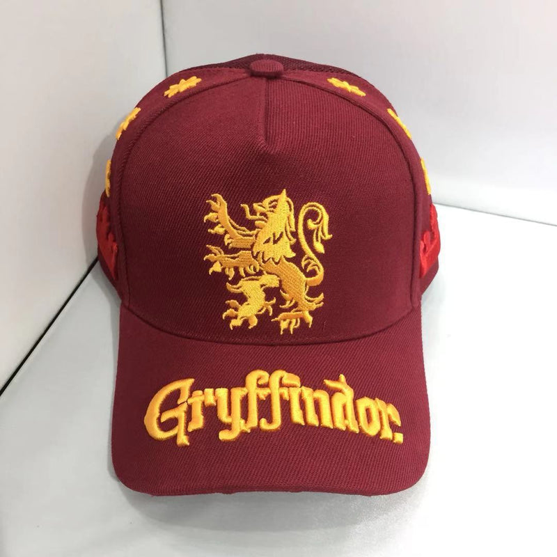 Gryffindor Hat for Adults School of Magic Embroidery Hip Hop Baseball Cap Big Brim Hat