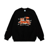 Preppy Aesthetic Sweatshirt Men's Autumn Printed round Neck Loose Men's