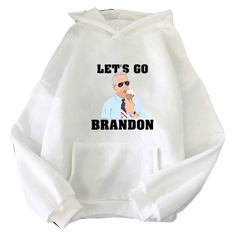 Let'S Go Brandon Hoodie Spring And Autumn English Lettered Casual Hoodie