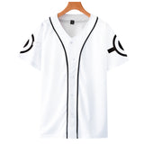 Baggy Baseball Jersey Baseball Shirt Short-Sleeved T-shirt