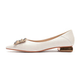 Nude Block Heels Closed Toe Pumps Women's Spring and Summer Women's Shoes