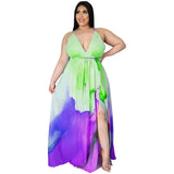 Nina Parker plus Size Dresses Floral Dress Backless