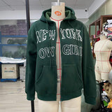 Baggy Jacket Women's Sweatshirt Cardigan Letter Print Casual Hoodie