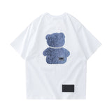 We11 Done T Shirts We11done Reflective Pearl Bear Pattern Loose Version
