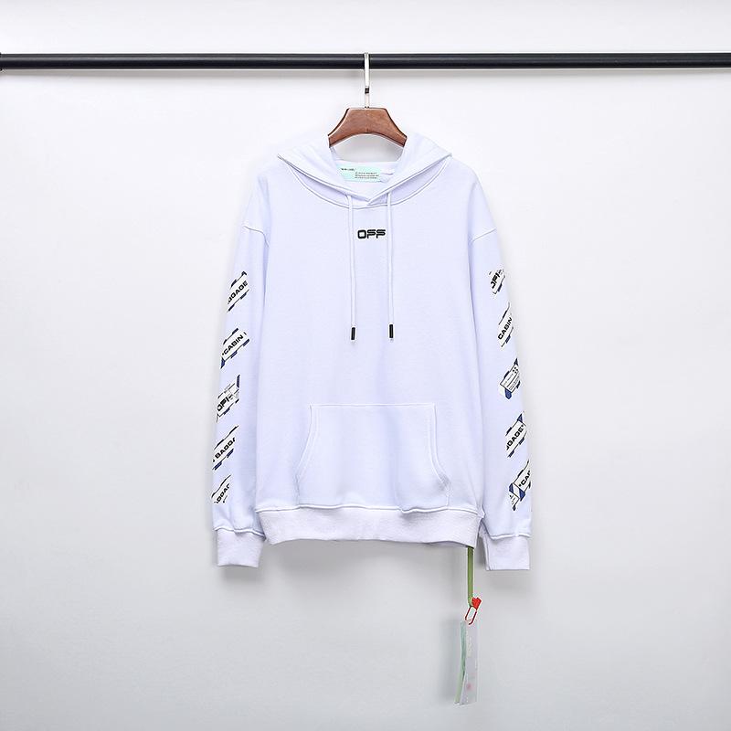 Arrow Print Cotton Terry  Owt hoodie