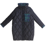 Women Winter Coats Puffer Jacket Down Coat Fall/Winter Warm Down Jacket Women's Mid-Length White Duck Down Coat