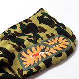 Bape Military Hoodie Autumn Men Camouflage Hoodie Coat