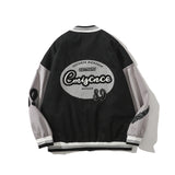 Baby Blue Varsity Jacket Baseball Jacket Men's and Women's Autumn Loose