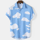 Men Beach T Shirts Men's Short Sleeve Shirt