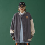 Jock Jacket Couple Wear Autumn Loose Men's Autumn Coat Casual Jacket Autumn and Winter Baseball Uniform Men's Clothing