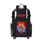 Stranger Things Hellfire Club Backpack Stranger Thing Backpack USB Charging Travel Bag