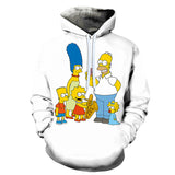 Homer Simpson Shirt Spring and Autumn Anime Digital Printing Fashion