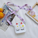 My Melody Bag StellaLou Children's Bag Cartoon Cute Crossbody Shoulder Bag for Girls Change Key Case Silicone Bag Kulomi
