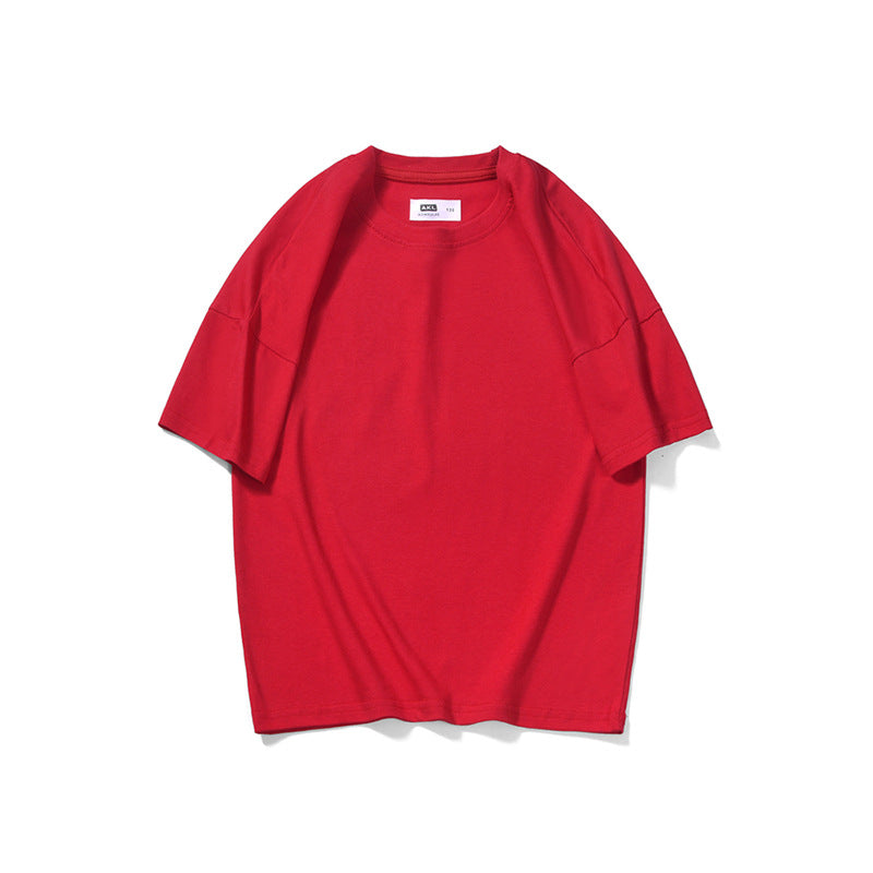 Children T Shrits Children's Clothing Summer Solid Color Short Sleeve