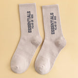 V Lone Socks Socks Men's Middle Tube Socks Cotton Women Long Socks