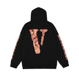 Skull Vlone Hoodie Printed Short-Sleeved T-shirt Hip Hop Hooded Sweater