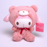 My Melody Plush Cartoon Transformation Bear Melody Cinnamoroll Babycinnamoroll Pom Pom Purin Cute Sitting Posture Plush Toy Doll Kulomi