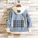Comic Denim Jacket Jacket Spring and Autumn