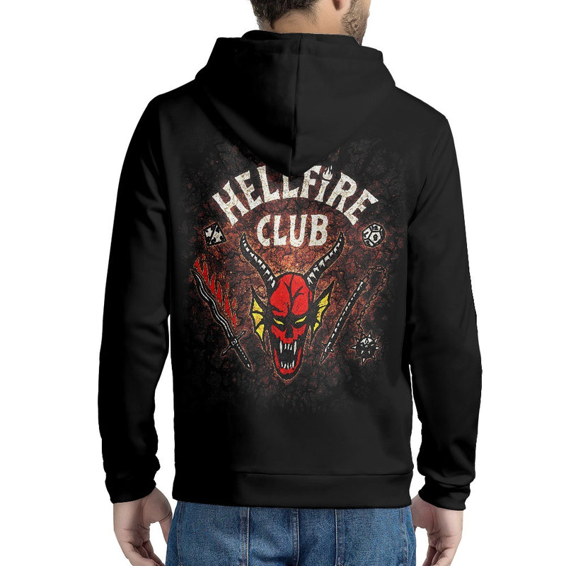 Stranger Things Hellfire Club Hoodie Casual Hoodie Couple