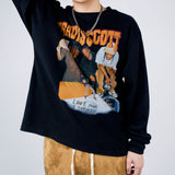 Oversized 90S T Shirt Hip Hop Rap Printed Crew Neck Sweatshirt