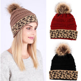 Women Winter Hats Thickened Warm Knitted Hat Winter Yarn