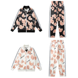 Palm Angels Pants Printed Men 'S And Women 'S Casual Trousers Loose Sports Pants