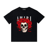 Amiri T Shirt Printed Casual Hip Hop round Neck Short Sleeve T-shirt
