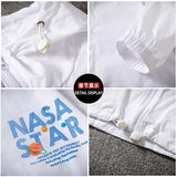 NASA Varsity Jacket Summer Men's and Women's Printed Jacket Hooded